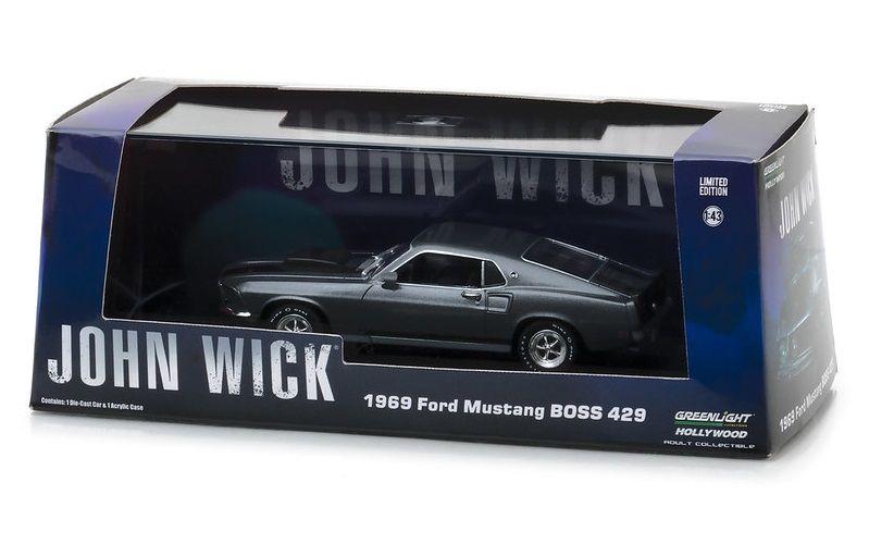 1969 Ford Mustang Boss 429 - John Wick - Hollywood - 1/43